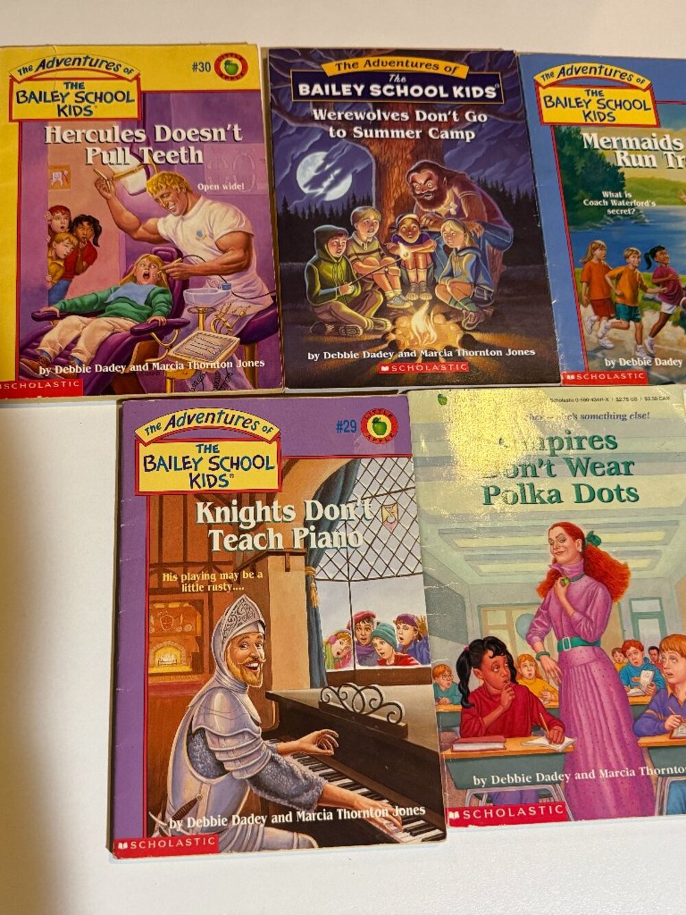 Bailey School Kids Book Lot 5 Scholastic Chapter Books Children’s Mystery